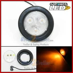 (1) Optronics Clear/amber 2" Round 3 Led Side Marker Trailer Light MCL55ACB. Fixed Price $6.99.