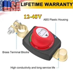 12-48V Master Battery Disconnect Switch Tool Rotary On/off Side For Car,rvs,boat. Fixed Price $12.33.