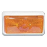 Porch Light Command Classic Rectangular Amber Lens White Case Incandescent. Fixed Price $18.45.