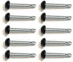 Cpg #8 X 1" Black Self Tapping Pan Head Screws TEC-2, Rv Trailer Camper, 10 Pk. Fixed Price $7.51.