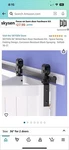 Skysen 36" Bifold Barn Door Hardware Kit - Space Saving Folding Design, Corro.... Fixed Price $89.00.