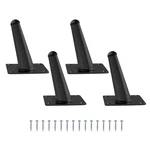 Zayi Black Furniture Legs 6 Inch, Metal For Set Of 4, Oblique Tapered. Fixed Price $33.24.