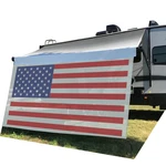 Tentproinc Rv Awning Screen 8 X 11 3 American Flag Gray Mesh. Fixed Price $223.32.