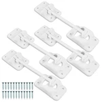 4-PACK White Rv T-style Door Holder Entry Catch Fits Trailer Camper E.... Fixed Price $21.07.