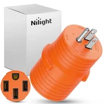 Nilight 15AMP To 50AMP Rv Power Adapter 125 Volt Female. Fixed Price $29.09.