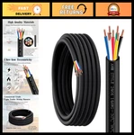 7 Way Trailer Wire 26FT Heavy Duty 14 Gauge Pure Copper Conductor Cable Rv Aut. Fixed Price $100.79.