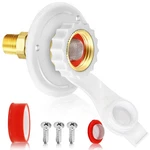 Fanovo Rv City Water Inlet With Check Valve, Fresh 1/2" Npt Ma.... Fixed Price $25.04.