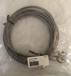 Fleet Engineers 025-01451 Door Cable Roll Up, 5/16" Eye, 130"SS Length New. Fixed Price $19.99.