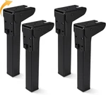 O.hsnyiu 4 Pcs Folding Table Legs, Heavy Duty, 6", 8", 10", 12" Metal Foldabl.... Fixed Price $29.44.