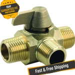 Jr Products 62245 3-WAY Diverter Valve (1/2" Fpt X Mpt). Fixed Price $32.89.