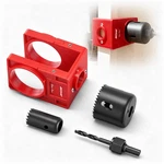 Becowin 1-3/8" 1-3/4" Door Lock Installation Set With Guide Template, .... Fixed Price $18.42.