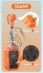 15000J Rv Surge Protector 30 Amp With Smart Led Display & Voltage Monitoring.. Fixed Price $35.00.