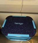 Bentgo Kids Snap & Leak-proof Lunch Box Blue Confetti. Fixed Price $11.00.