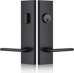 Matte-black Front Door Handle Modern Entry Lock Set With Deadbolt,exterio. Fixed Price $126.90.