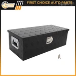 Upgraded Lock 30"X14" Black Aluminum Storage Tool Box Truckbed Underbody Trailer. Fixed Price $76.94.