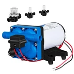 4-CHAMBER Rv Water Pump 12 5.5 Gpm 70 Psi, Blue-white. Fixed Price $89.99.