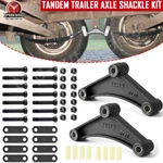 New Tandem Trailer Axle Shackle Kit Heavy Duty Steel For Double Eye Spring Us. Fixed Price $38.30.