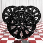 Set Of 4 Gloss Black 17" Wheel Skins For 2018-2021 Toyota Camry. Fixed Price $84.21.