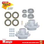 W/ Trailer Bearing Kit For 5200-6000LBS Spindle Set Galvanized Hub. Fixed Price $101.99.