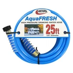 Aquafresh 5/8" X 25' Blue High Pressure Drinking Water Hose Savers. Fixed Price $39.19.