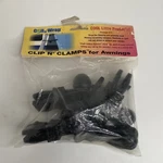Coil N' Wrap Clip Clamps For Awnings Rv Boat Tarp Covers Ball Bungee Pkg Of 4. Fixed Price $16.95.