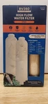 RV360 High Flow Water Filter 2 Pack Inline Camper Garden Hose Model 141888. Fixed Price $19.99.