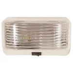 Optronics RVPL3CFS Rectangular Porchlight - Clear, White Housing. Fixed Price $22.89.