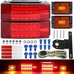 Linkitom New Submersible Led Trailer Light Kit, Super Bright Brake Stop Turn Tai. Fixed Price $51.37.