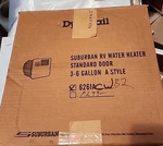 Suburban Rv 6261ACW Water Heater Style Colonial White Standard Door 3-6 Gallon. Fixed Price $47.96.