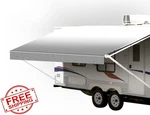 Sunwave 19 Grey Fade Rv Awning Fabric Replacement. Fixed Price $175.00.