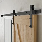 Ccjh 6FT Heavy Duty Sliding Barn Door Hardware Kit - Easy Install For 36IN. Fixed Price $50.97.