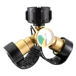Recpro Rv Way Propane Splitter With Pressure Gauge For 20LB Lpg Tanks. Fixed Price $25.95.