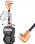 Geargo Rv Surge Protector 30AMP W/smart Led Display 12000J Circuit Analyzer Plug. Fixed Price $43.94.