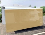 Tentproinc Rv Awning Screen 7' X 12' 3'' - Beige Mesh Uv Bloc. Fixed Price $69.11.