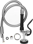 Flexible 44" Stainless Pre-rinse Hose With Spray Valve & Brass Adapter Kit. Fixed Price $119.48.