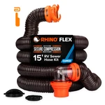 Camco Rhinoflex 15-FT Rv Sewer Hose 15FT Kit, Brown/orange. Fixed Price $59.99.