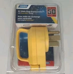 Camco Rv Male Replacement Plug With Power Grip Handle 50 Amp New Open Box. Fixed Price $16.98.