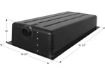 Icon 12429 HT339-ED Rv Waste Holding Tank W/center End Drain 3" Spigot 37 Gal.. Fixed Price $343.71.