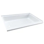 Rv Shower Pan 40X24X5 Left Drain White Camper Trailer Bathroom. Fixed Price $249.99.