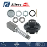 New For On 4' Trailer Hub Assembly And Square BT16 SPINDLE(7 Pieces/set). Fixed Price $54.48.