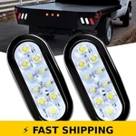Nilight 6 Inch Oval White Trailer Tail Lights 10 Led Waterproof. Fixed Price $40.99.