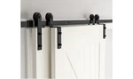 Skysen 8FT Single Sliding Barn Door Hardware Kit. Fixed Price $29.99.