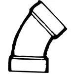 Lasalle Bristol 632502 2X45 Abs Degree Elbow. Fixed Price $25.30.