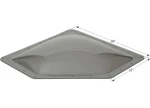 Icon 12081 NSL2412S Neo Angle Rv Skylight 24" X 12" - Smoke. Fixed Price $142.77.