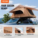 Naturnest Hard Shell Rooftop Tent 2 3 Person Waterproof For Suv Jeep. Fixed Price $1273.99.