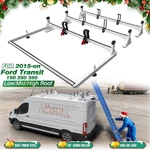 36" Rear Roller Van Ladder Rack, 850LBS, No-drill, Fits Ford Transit 150/250/350. Fixed Price $279.99.