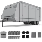 Rv Cover Windproof Extra Thick Camper W/ Adhesive Repair Patches 18FT-20FT. Fixed Price $105.89.