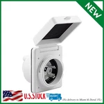 Rvguard 125V 30 Amp Power Inlet, White, Twist Locking, Plug With Stai. Fixed Price $44.03.