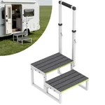 Depsunny Rv With Handrail 26"38", Dualside Setup, Portable 2STEP Sta.... Fixed Price $155.04.