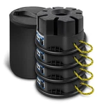 Roblock 6''H 4 Pcs Trailer Jack With Bag, Rv Camper Stabilizer Blocks F.... Fixed Price $126.99.